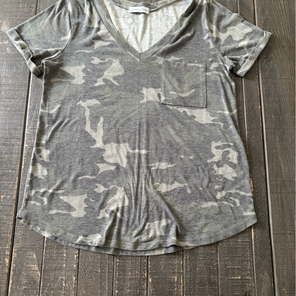 Emory Park Gray Camouflage Tee
